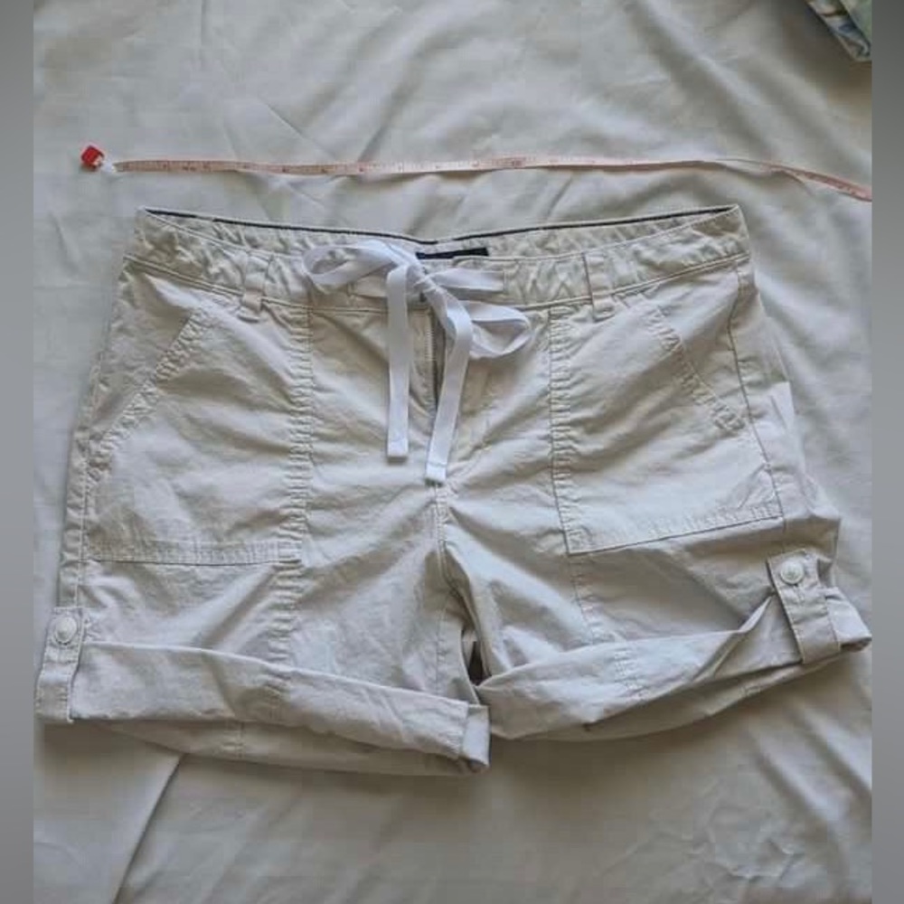Tommy Hilfiger cream tie shorts, 6